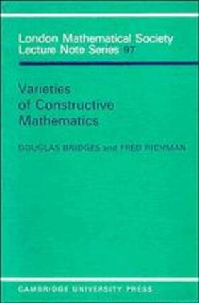 Bridges |  Varieties of Constructive Mathematics | eBook | Sack Fachmedien