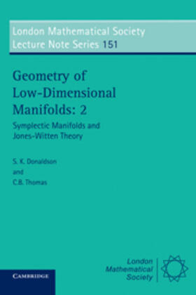 Donaldson |  Geometry of Low-Dimensional Manifolds: Volume 2 | eBook | Sack Fachmedien