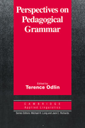 Odlin |  Perspectives on Pedagogical Grammar | eBook | Sack Fachmedien