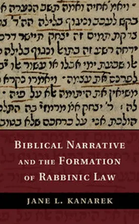 Kanarek |  Biblical Narrative and the Formation of Rabbinic Law | eBook | Sack Fachmedien