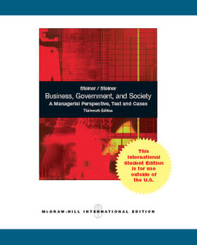 Steiner | Business, Government, and Society: A Managerial Perspective | Buch | 978-1-259-00945-7 | sack.de