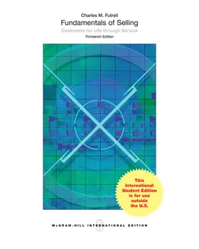 Futrell |  Fundamentals of Selling (Int'l Ed) | Buch |  Sack Fachmedien