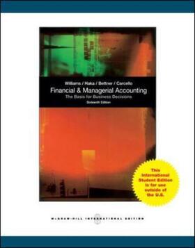 Williams | Financial and Managerial Accounting | Buch | 978-1-259-07100-3 | sack.de