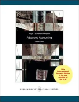 Hoyle |  Advanced Accounting | Buch |  Sack Fachmedien