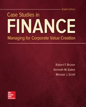 Bruner / Eades / Schill |  Case Studies in Finance | Buch |  Sack Fachmedien