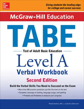 Dutwin / Diamond |  McGraw-Hill Education TABE Level A Verbal Workbook, Second Edition | Buch |  Sack Fachmedien