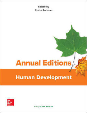 Rubman | Annual Editions: Human Development, 45/e | Buch | 978-1-259-66120-4 | sack.de