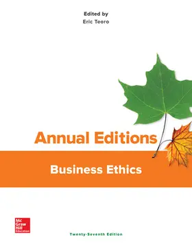Teoro |  Annual Editions: Business Ethics, 27/e | Buch |  Sack Fachmedien