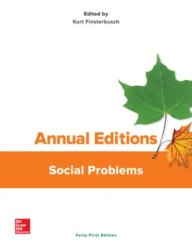 Finsterbusch |  Annual Editions: Social Problems, 41/E | Buch |  Sack Fachmedien