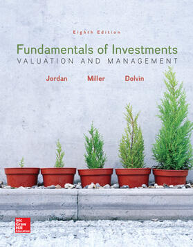 Jordan / Miller / Dolvin |  Fundamentals of Investments: Valuation and Management | Buch |  Sack Fachmedien