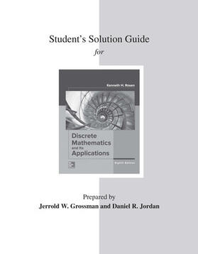 Rosen |  Student's Solutions Guide for Discrete Mathematics and Its Applications | Buch |  Sack Fachmedien