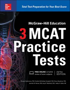 Hademenos / McCloskey Campbell / Murphree |  MHE MCAT 3E | Buch |  Sack Fachmedien