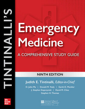 Cline / Tintinalli / Yealy | Tintinalli's Emergency Medicine: A Comprehensive Study Guide | Buch | 978-1-260-01993-3 | sack.de