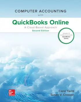 Yacht / Crosson |  Computer Accounting with QuickBooks Online: A Cloud Based Approach | Buch |  Sack Fachmedien