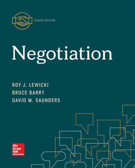 Lewicki / Barry / Saunders | Negotiation | Buch | 978-1-260-04364-8 | sack.de