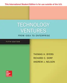 Byers / Dorf / Nelson |  ISE Technology Ventures: From Idea to Enterprise | Buch |  Sack Fachmedien