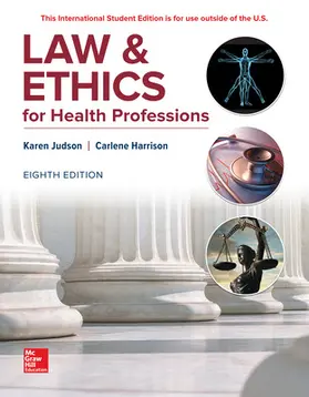 Judson / Harrison |  ISE Law & Ethics for Health Professions | Buch |  Sack Fachmedien