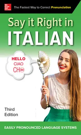 EPLS |  Say It Right in Italian, Third Edition | Buch |  Sack Fachmedien