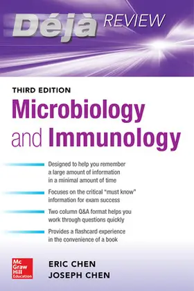 Chen / Kasturi |  Deja Review: Microbiology and Immunology, Third Edition | Buch |  Sack Fachmedien
