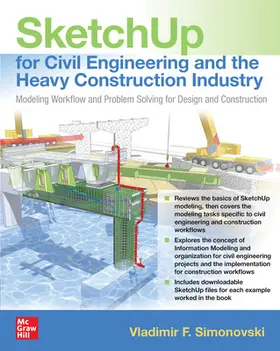 Simonovski |  SketchUp for Civil Engineering and Heavy Construction | Buch |  Sack Fachmedien