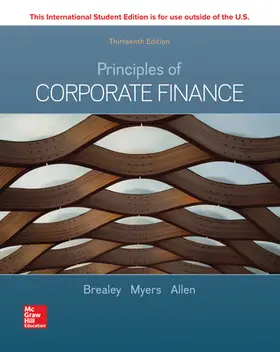 Brealey / Myers / Allen | Brealey, R: ISE Principles of Corporate Finance | Buch | 978-1-260-56555-3 | sack.de