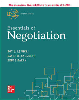 Barry / Lewicki / Saunders | ISE Essentials of Negotiation | Buch | 978-1-260-57045-8 | sack.de