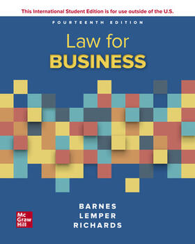 Barnes / Richards / Lemper | ISE Law for Business | Buch | 978-1-260-57096-0 | sack.de