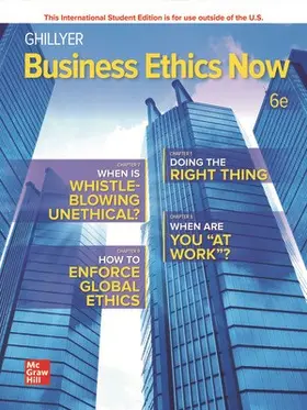 Ghillyer |  ISE Business Ethics Now | Buch |  Sack Fachmedien