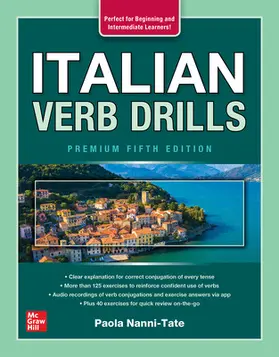 Nanni-Tate |  Italian Verb Drills, Premium Fifth Edition | Buch |  Sack Fachmedien