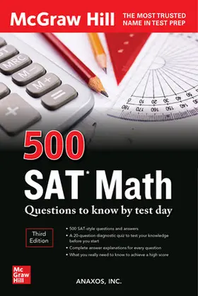 Inc. |  500 SAT Math Questions to Know by Test Day, Third Edition | Buch |  Sack Fachmedien
