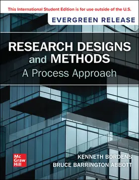 Bordens / Abbott |  Research Design and Methods: A Process Approach: 2025 Release ISE | Buch |  Sack Fachmedien