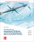 Noreen / Brewer / Garrison |  Introduction to Managerial Accounting ISE | Buch |  Sack Fachmedien
