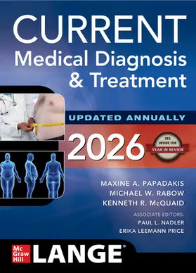 Papadakis / Rabow / McQuaid |  CURRENT Medical Diagnosis & Treatment 2026 | Buch |  Sack Fachmedien