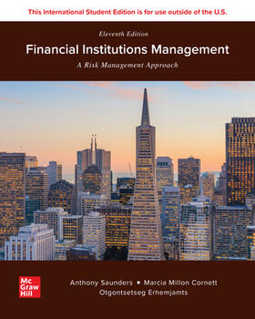 Saunders / Erhemjamts / Cornett | Financial Institutions Management ISE | Buch | 978-1-266-13822-5 | sack.de