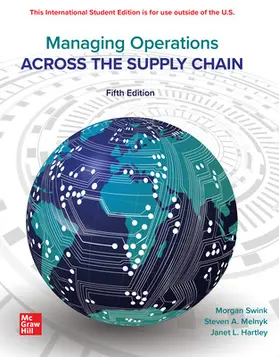 Hartley / Swink / Cooper |  Managing Operations Across The Supply Chain ISE | Buch |  Sack Fachmedien