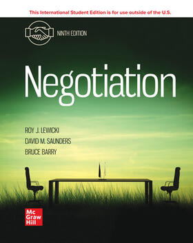 Barry / Lewicki / Saunders | Negotiation ISE | Buch | 978-1-266-28315-4 | sack.de