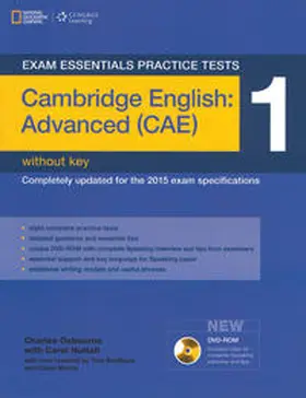 Bradbury / Yeates |  Exam Essentials Practice Tests: Cambridge English Advanced 1 with DVD-ROM | Buch |  Sack Fachmedien