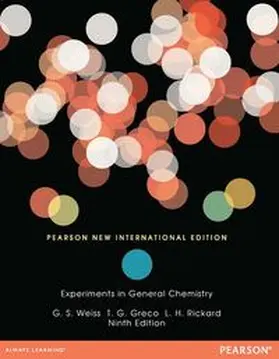 Weiss / Greco / Rickard |  Experiments in General Chemistry | Buch |  Sack Fachmedien