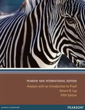 Lay |  Analysis with an Introduction to Proof | Buch |  Sack Fachmedien
