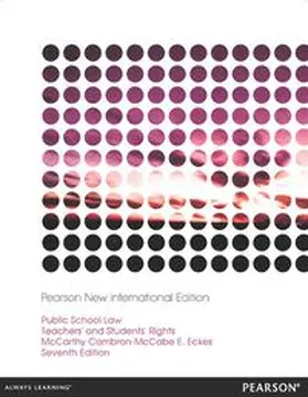 Cambron-McCabe / McCarthy / Eckes |  Public School Law | Buch |  Sack Fachmedien
