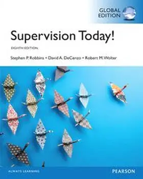 Robbins / DeCenzo / Wolter | Supervision Today!, Global Edition | Buch | 978-1-292-09678-0 | www.sack.de