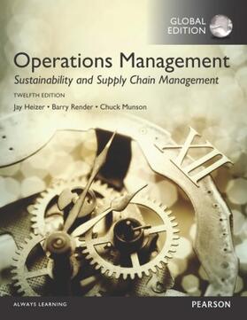 Heizer / Render / Munson | Operations Management: Sustainability and Supply Chain Management plus MyOMLab with Pearson eText, Global Edition | Medienkombination | 978-1-292-14874-8 | sack.de