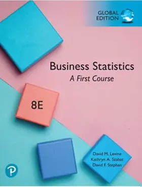 Levine / Szabat / Stephan | Business Statistics: A First Course, Global Edition | Buch | 978-1-292-32036-6 | www.sack.de