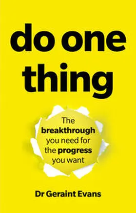 Evans |  Do One Thing | Buch |  Sack Fachmedien