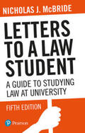 McBride |  Letters to a Law Student | Buch |  Sack Fachmedien