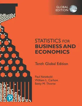 Newbold / Carlson / Thorne |  Statistics for Business and Economics, Global Edition | Buch |  Sack Fachmedien