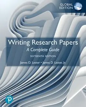 Lester |  Writing Research Papers: A Complete Guide, Global Edition | Buch |  Sack Fachmedien