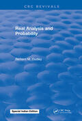 Dudley |  Real Analysis and Probability | Buch |  Sack Fachmedien