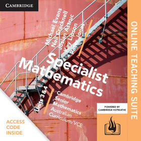 Evans / Jones / Lipson | CSM VCE Specialist Mathematics Units 3 and 4 Online Teaching Suite (Card) | Sonstiges | 978-1-316-48088-5 | sack.de
