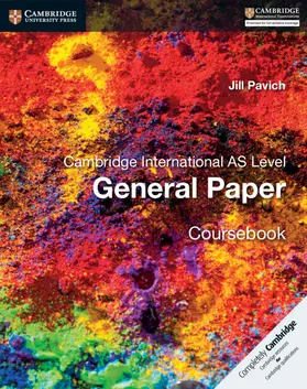 Pavich |  Cambridge International AS Level English General Paper Coursebook | Buch |  Sack Fachmedien